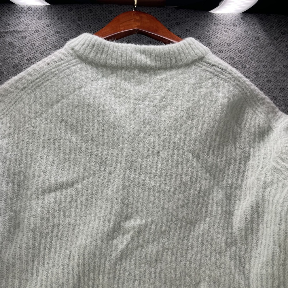 Everlane Alpaca Crew Neck Sweater Light Jade Green Mint Size M Alpaca Wool - Picture 9 of 14